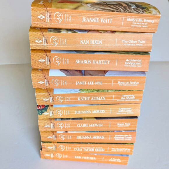Larger Print Harlequin Super Romance Set Lot 10 Paperback Small Various Authors - Picture 2 of 6